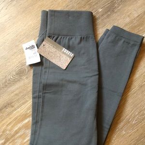 Fleece lined Charlotte Russe leggings Gray